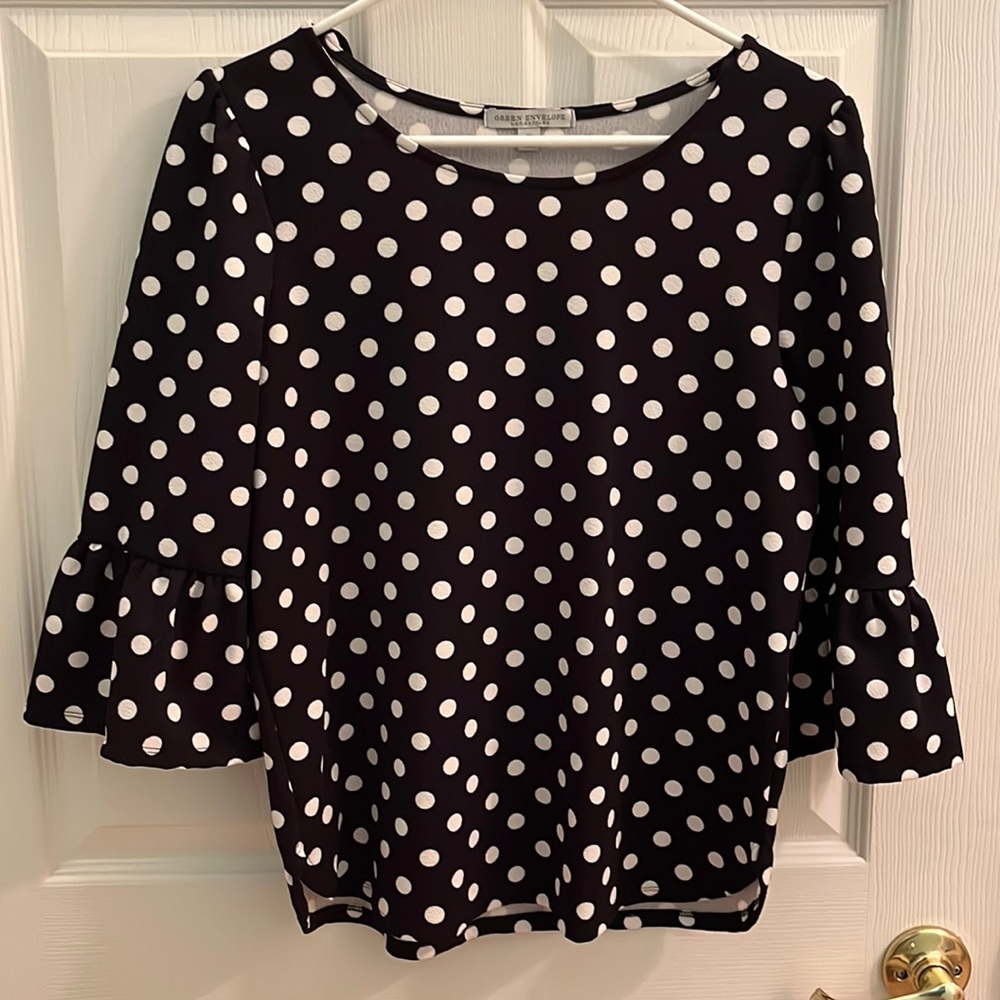 Polka dot blouse